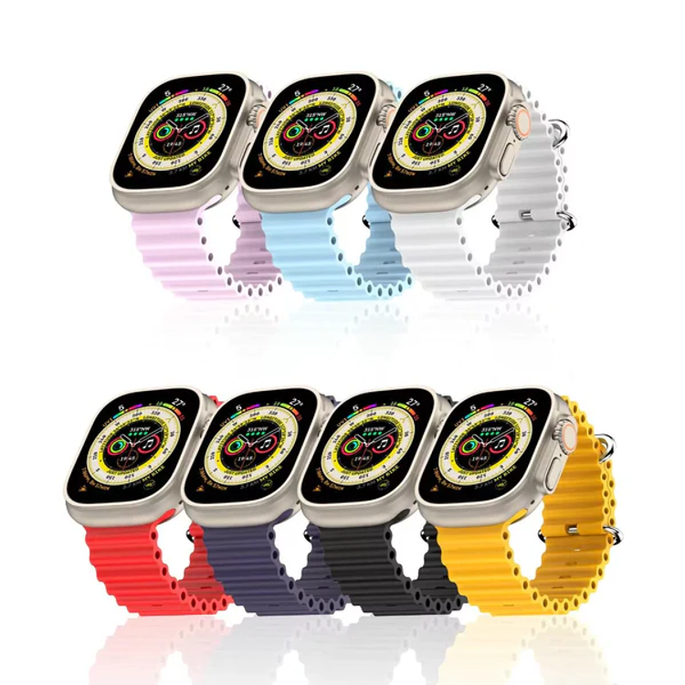 Green Lion Felex Silicone Apple Watch Band  49mm - Blue