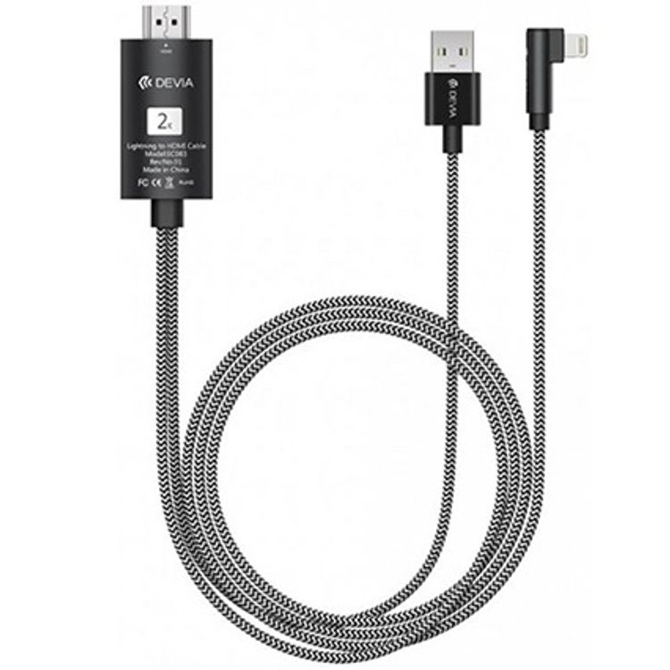 Devia Storm Series 3 in 1 HDMI Cable 2M - Black