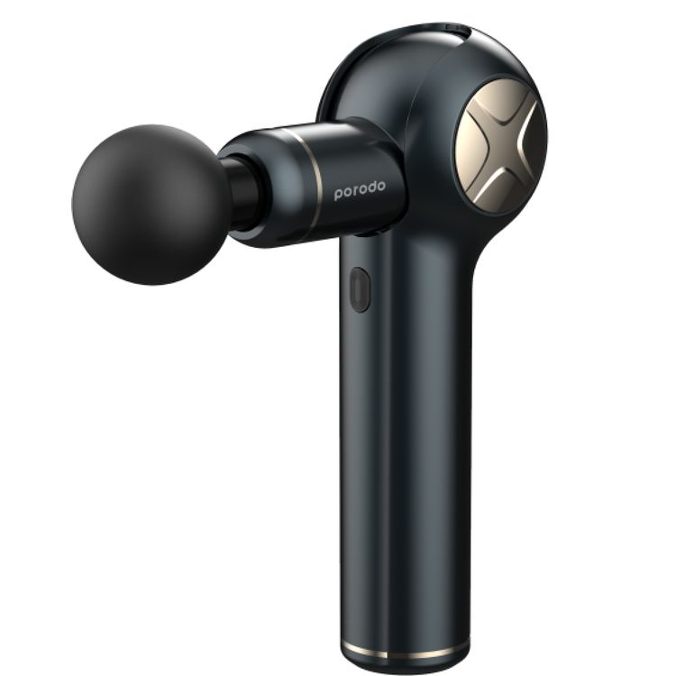 Porodo Lifestyle Portable Rotating Massage Device 5 Precision Heads With 4 Speed Levels