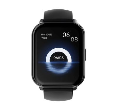 HiFuture Zone2 Smart Watch with 1.96" IPS Display, Up to 7 Days Battery Life, IP68 Waterproof, Health Monitoring, Activity Tracking, Wireless Calling - Black