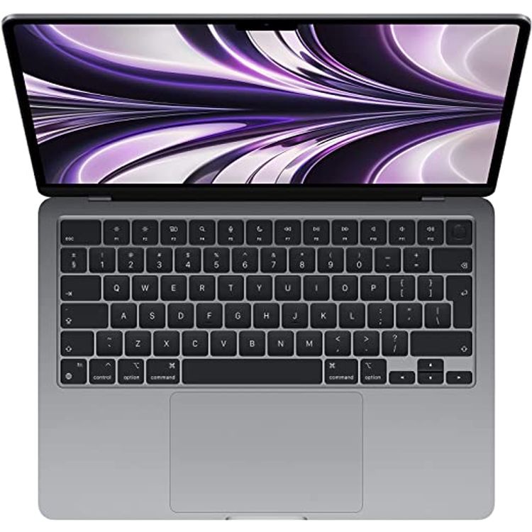 Apple 2022 MacBook Air laptop with M2 chip: 13.6-inch 8GB RAM - Space Gray - English - 512GB