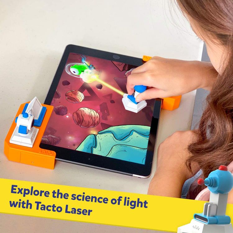 Tacto Laser by PlayShifu (app Based) - Interactive Board Games, STEM Toy for Boys & Girls Ages 5-10