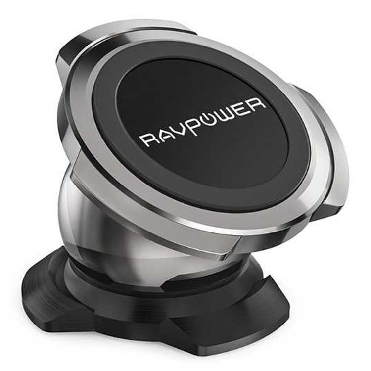  حامل هاتف للسيارة من شاومي، حامل موبايل للوحة القيادة المغناطيسية ، طقم تركيب لوحة القيادة ، رأس دوار 360 درجة متوافق مع سلسلة آيفون ، سامسونج  - أسود