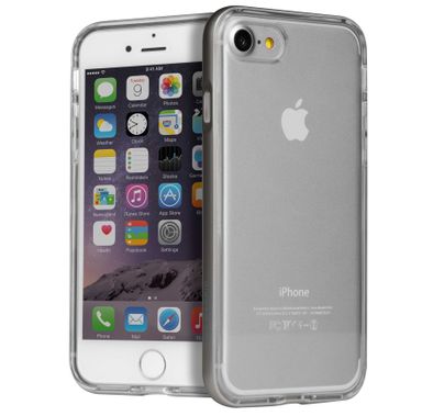 Viva Madrid AireFit Borde Back Case Compatible for iPhone 7 - Easy Access to All Ports - Drop Bumper Protection - Scratch Resistance - Shock Absorbent Back Cover - Gunmetal