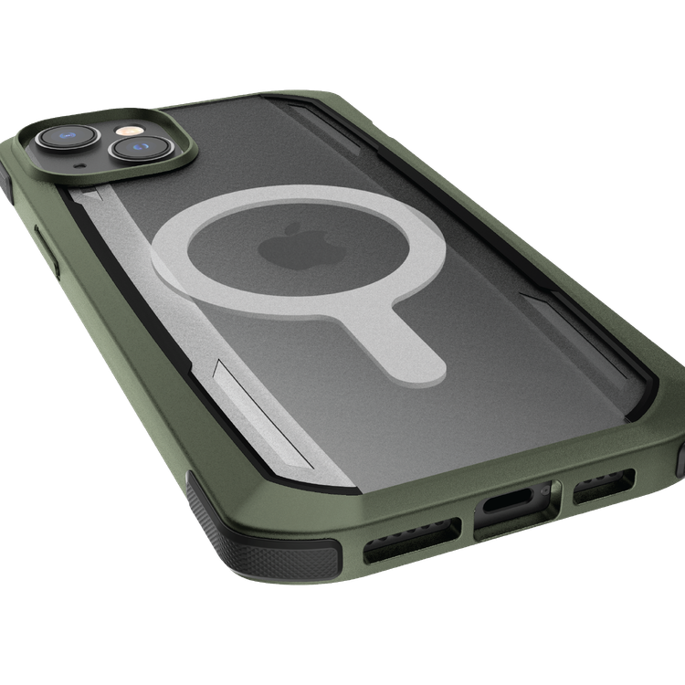 X-Doria Raptic Secure Built For MagSafe Compatible with iPhone 14 Plus - Moss Green