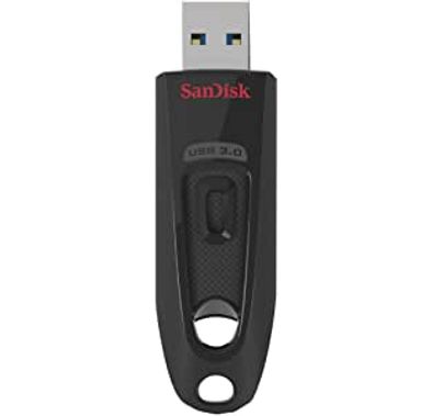 Sandisk Ultra USB flash drive, 64 GB, Black (SDCZ48-064G-A46) - Black