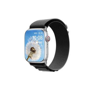 Porodo Magnifico 2 Smartwatch with Health Monitoring, Activity Tracker, Multiple Sport Modes, Camera Shutter, Voice Assistant, 200mAh Battery Capacity - Black