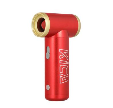 Kica Jet Fan 2 Vacuum Kit, 4 m/s to 20 m/s Adjustable Wind Speed, 101000RPM Brushless Motor, Aviation-Grade Aluminum Shell, Uses for Cleaning, Drying, Inflating & Dusting Hard-to-Reach Areas, Vacuum Accessories Included - Red