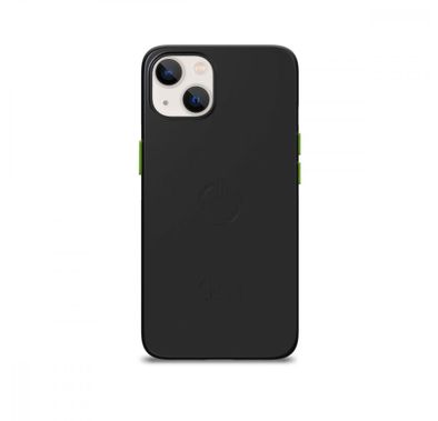 Comma Kevlar Series Phone Case Compatible for iPhone 13 (6.1) Anti-Shock Protective Back Cover - Black