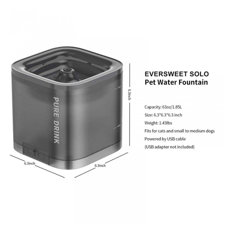 PETKIT EVERSWEET SOLO Smart Fountain - Grey
