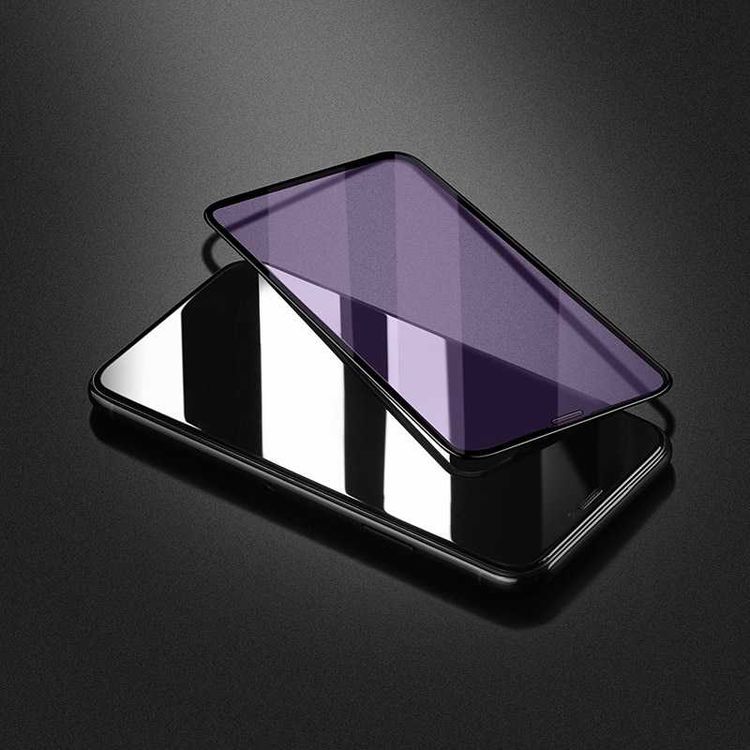 Devia Van Series Full Screen Anti-Blue Ray Tempered Glass for iPhone 6.5 - Black