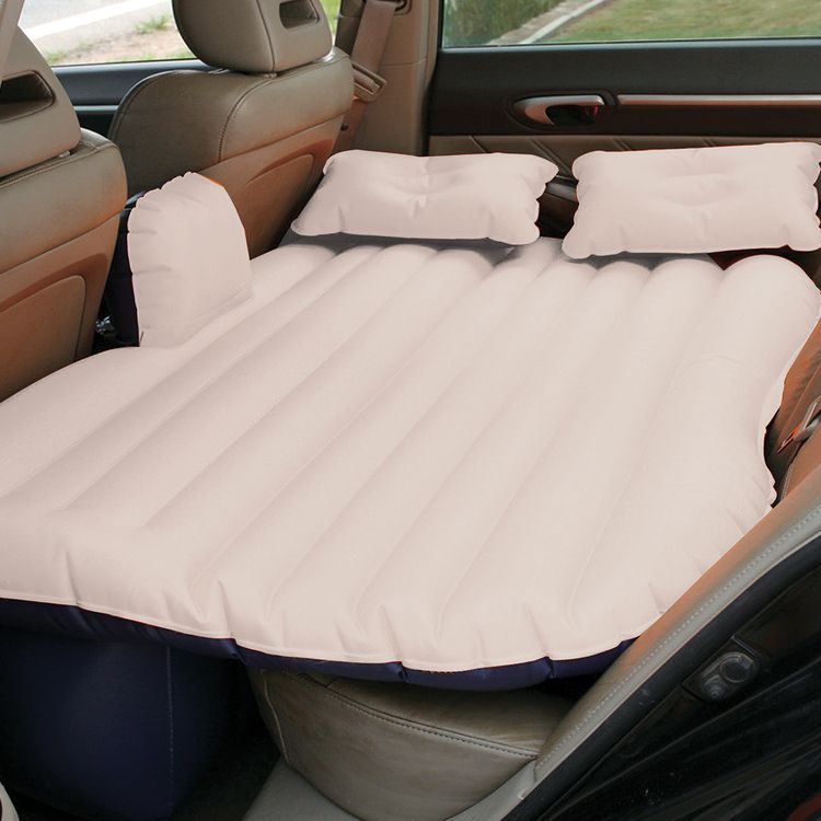 Porodo Lifestyle Inflatable Car Mattress with Automatic Pump, 200kg Load Capacity, Space Saving Design, Premium Material, Fits in Most Vehicles, Comfortable Design - Beige