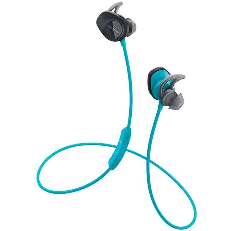 Bose SoundSport In-Ear Headphone, Wireless Earbuds, (Sweatproof Bluetooth Headphones for Running and Sports) 6-hours Battery Life - Blue