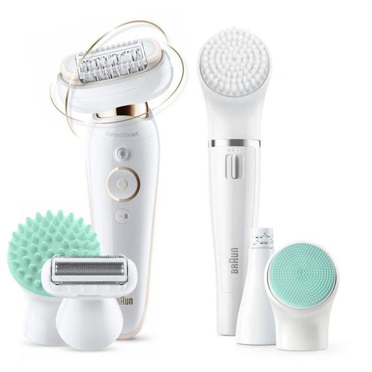 Braun Silk-Epil 9 Flex 9300 Beauty Set Wet & Dry Epilator - White