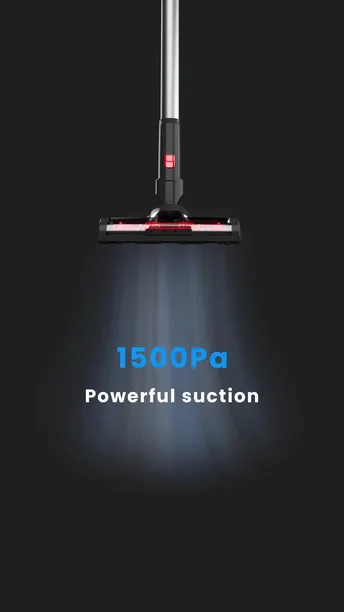 Powerology Cordless Home Vacuum 200W 2200mAh with 3 Layer Rewashable HEPA Filter, Brushless Motor, V (PPOHVSL)