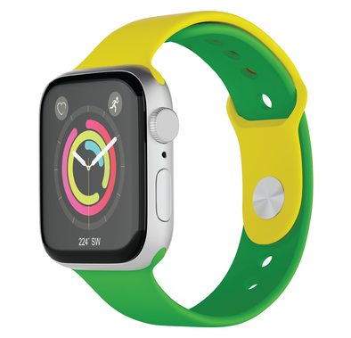 Porodo Lifestyle World Cup Series Silicone Strap - Green/Yellow