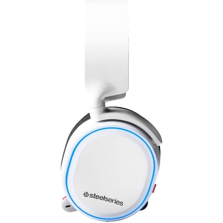 SteelSeries Arctis 5 (2019 Edition) RGB Illuminated Gaming Headset with DTS Headphone: X 7.1 Surround for PC, PlayStation 4, VR, Android and iOS, USB or 4-Pole 3.5mm - White | 61507 (PS4)