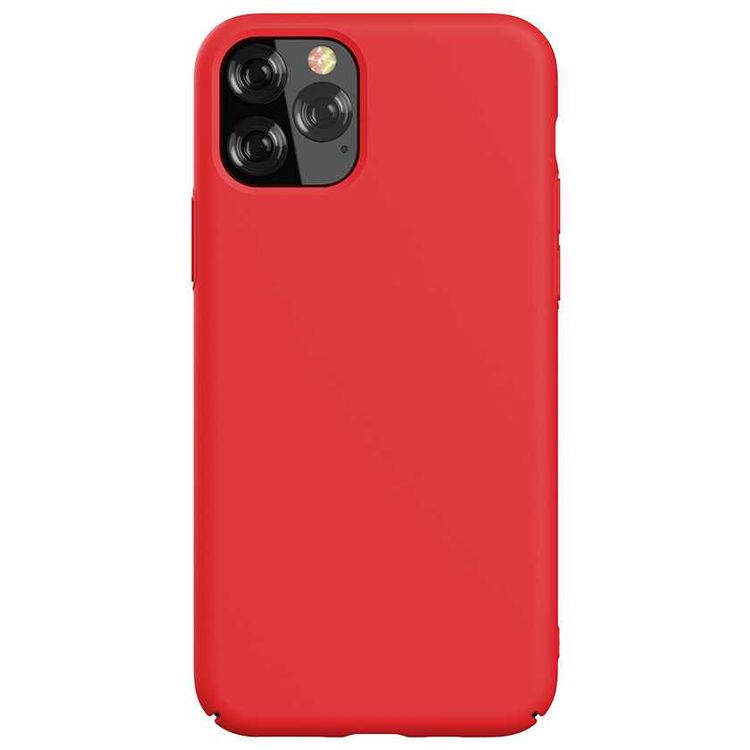 Devia Nature Series Silicone Case Compatible with iPhone 11 Pro, Made with Premium Liquid Silicone, Full Protection, Anti-scratch, Shockproof, Stains-Resistant, Lightweight - Red