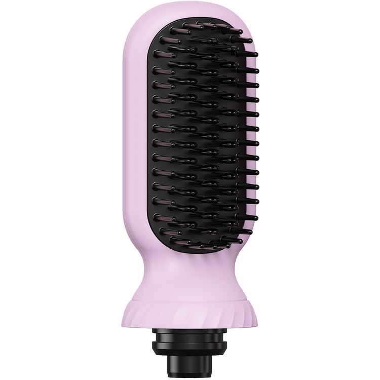 Porodo 5-in-1 Hair Styling Tool with Auto-Warp Curling & Straightening, 5 Heat Levels, Safe Auto Shut-Off, 5 Styling Modes, PTC Even Heating - Pink