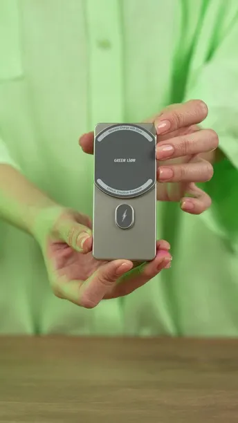 Green Lion 10000mAh Milton Power Bank in UAE | MagSafe Compatible - Titanium Color | (GNMTN10KPBTI)