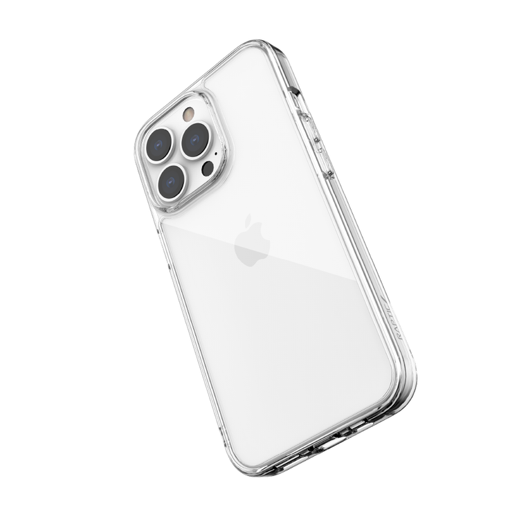 X-Doria Raptic Clearvue Case Compatible for iPhone 13 Pro Max (6.7") Anti-Scratch, Easy Access to All Ports, Military Drop Tested, Shock Absorbing Protection, Snap-on Installation Back Cover Suitable with Wireless Charging