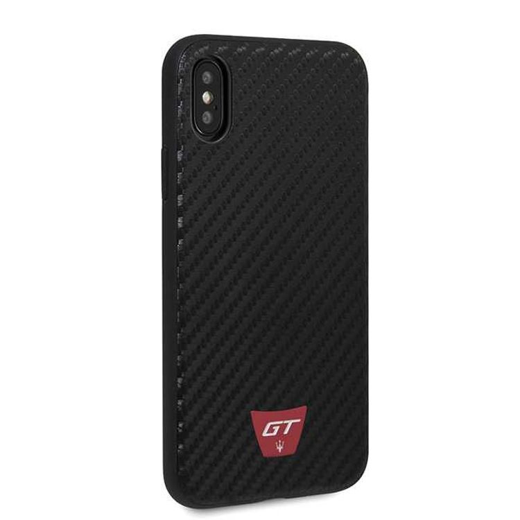 Maserati Gransport GT Real Carbon Hard Case for iPhone X - Black