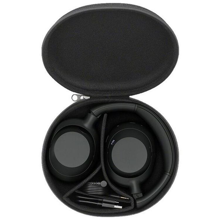 Sony ULT WEAR Headphones with Noise Cancellation, Voice Assistant, Adaptive Sound Control, Multipoint Connection, Handy and Foldable Design - Black