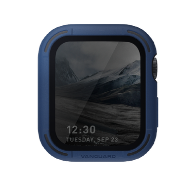 Viva Madrid Vanguard Stavea Screen Protector Case Compatible for Apple Watch 42/44mm, Full Protective Bumper Cover Case, Shockproof & Anti-Scratch Replacement Case - Blue