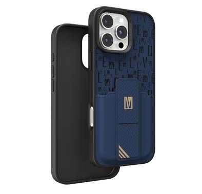 حافظة Levelo Morphix Gripstand مع حامل بطاقات لهاتف iPhon...