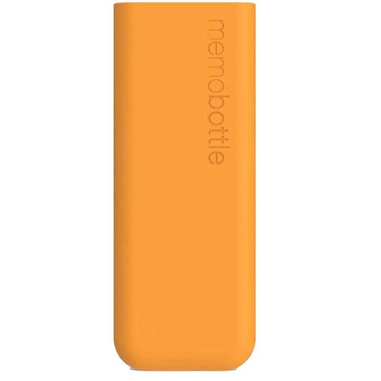 Memobottle Slim Silicone Sleeve with Thermal Insulation, Non-Toxic Material, Drop Protection, Matte Finish, Soft & Stylish - Mandarin