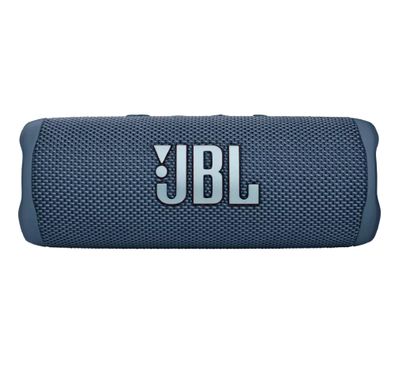 JBL Flip 6 مكبر صوت بلوتوث محمول مقاوم للماء مع حماية شحن USB، مقاوم للماء والغبار بمعيار IP67 - أزرق