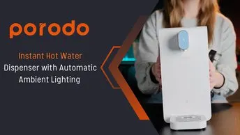 Porodo Lifestyle Instant Hot Water Dispenser in UAE |  10-Second Instant Heating - White Color | (PD-LSWDH-WH)