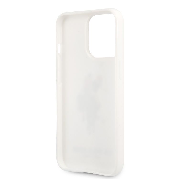 US Polo Assn Full TPU DH Color Logo Case for iPhone 13 Pro ( 6.1 ) - White