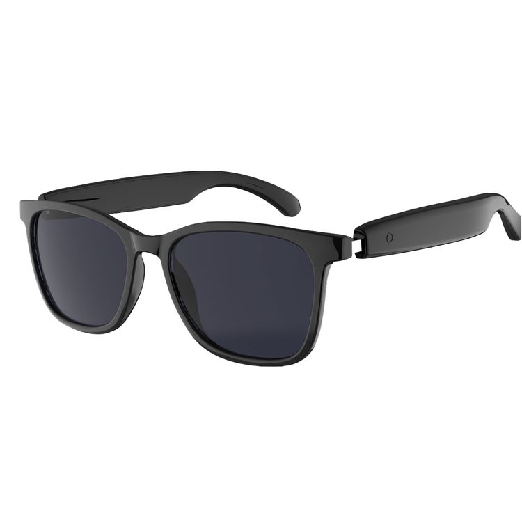 نظارات الصوت الذكية غرين ليون بلغراد بلمس التحكم، حتى 5 ساعات من وقت التشغيل، تقنية ENC، بطارية بسعة 55 مللي أمبير في الساعة، حماية UV400، مسافة انتقال تصل إلى 10 أمتار، إصدار بلوتوث 5.4 - أسود.