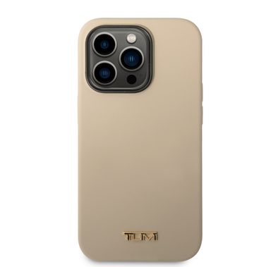 Tumi HC Liquid Silicone Case For iPhone 14 Pro Max - Brown
