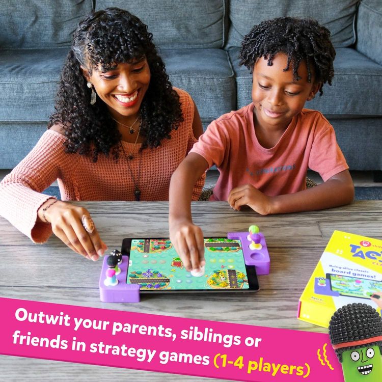 Tacto Classics by PlayShifu (app Based) - Interactive Board Games for Family Game Night, Strategy Games Gifts for Boys & Girls for Ages 4+