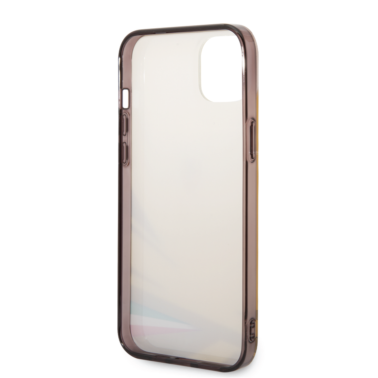 Ferrari PC/TPU Case with Double Layer Print iPhone 14 Plus Compatibility - Yellow