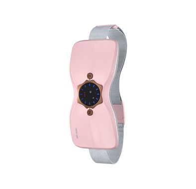 وسادة تدفئة حيض من جرين ليون فلورا مع 4 أوضاع تدفئة، 4 أوضاع اهتزاز، مصنوعة من مادة ABS وقماش قطيفة، بسعة بطارية 2500mAh، حزام قابل للتعديل من 70-120 سم، منفذ شحن نوع-C، وقت شحن 3 ساعات، وقت عمل 3 ساعات، شاشة عرض رقمية ذكية - لون وردي.