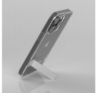 Devia High Transparence Protective Case with Built-In Bracket for iPhone 14 Pro Max - Clear