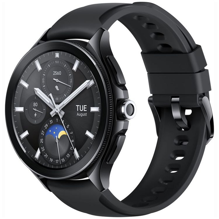 Xiaomi Watch 2 Pro Smartwatch, 1.43" AMOLED Display, 65h Working Time, Bluetooth 5.2, Wi-Fi, GPS, 5ATM Water Resistant, Optical Heart Rate & Electronic Compass Sensor, Magnetic Charging - Black