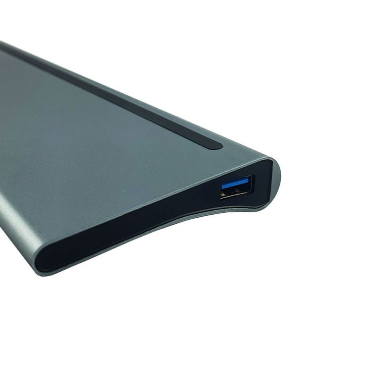 ديفيا ليوبارد HDMI 11 في 1 HUB - فضي