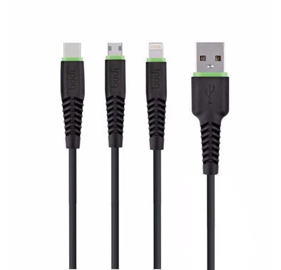 بودي 3 في 1 كابل 2A سريع الشحن