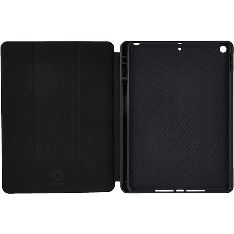 Green Lion Hogo Premium Case with Pencil Holder for iPad 10.2", Stable Trifold Stand, Full Body Drop Protection, Soft TPU Easy Install & Remove, Effective Shockproof - Green