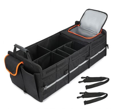 Green Lion Car Trunk Organizer - Black