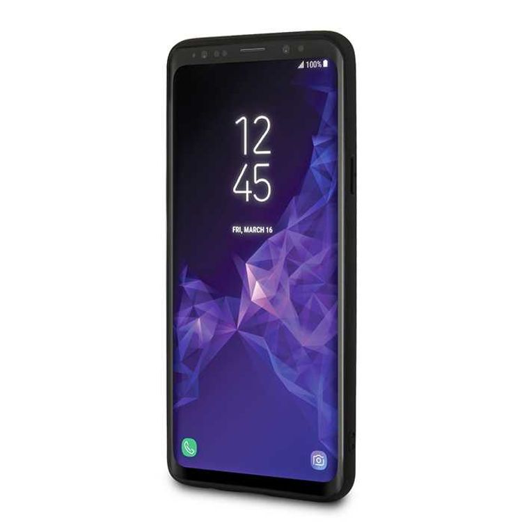 CG Mobile Ferrari Heritage Hard Phone Case Compatible for Samsung Galaxy S9 Plus Protective Mobile Case Officially Licensed - Black