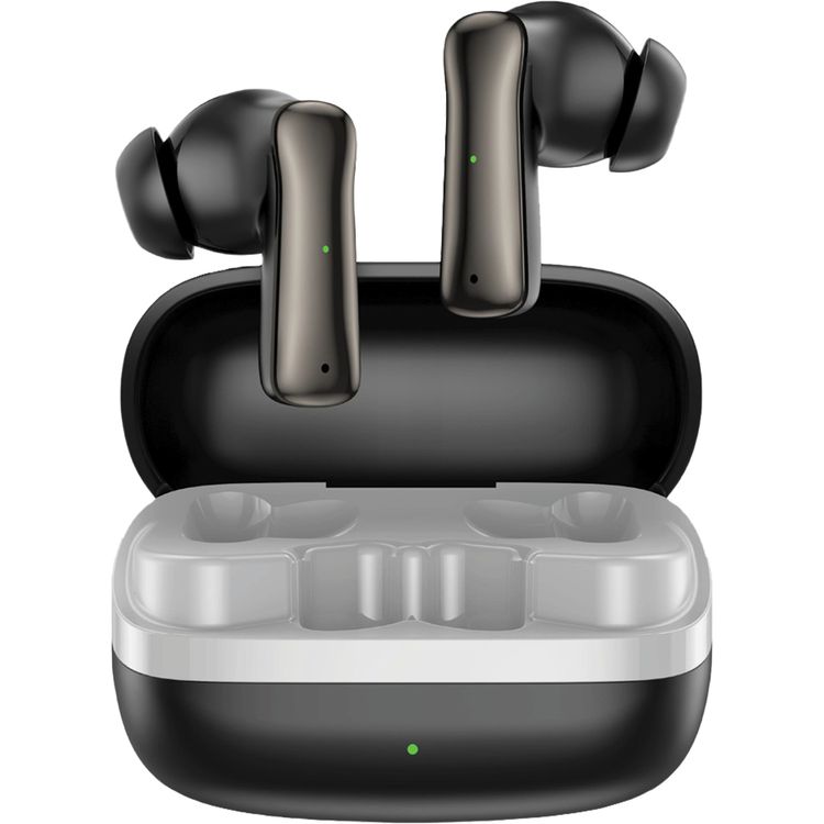 Green Lion Manchester True Wireless Earbuds with ABS Material, 25mAh Earbuds Battery, 200mAh Case Battery, Bluetooth Version 5.4, 12m Bluetooth Range, 2000 Hours Standby Time, Type-C Charging Port, 70 Minutes Charging Time, IPX3 Waterproof Level, Touch Control - Black