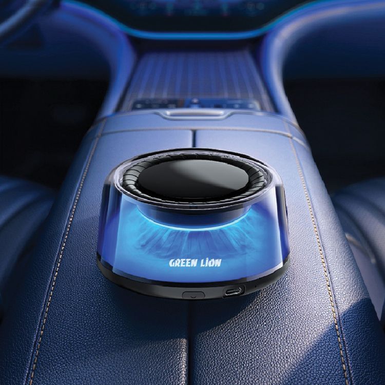 Green Lion Sentia Fragrance Diffuser Oil with Ocean Scent, Safe & Eco-Friendly, Long-Lasting Fragrance, 8mL Capacity, Spray 1300 Times, 2 pcs in the Box - Black