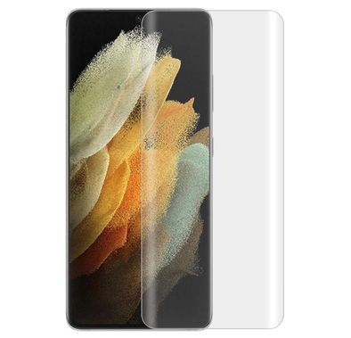 Green Lion 3D UV Glass Screen Protector for Samsung Galaxy S21 Ultra, Anti-Scratch & Anti-Impact, Wear Resistant, 9H Hardness, Easy to Install, Crystal Clear Tempered Glass