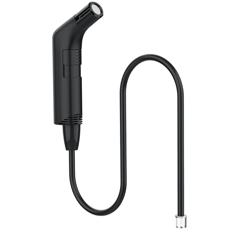Green Lion Compact Bidet Sprayer for Travel with 800mAh Battery Capacity, Type-C Charging Port, 2-3 Hours Charging Time, 30 Minutes Working Time, 1.2m Hose Length - Black