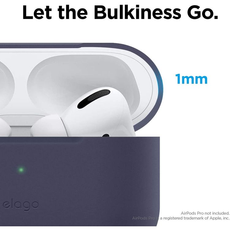 Elago Basic Slim Case for Apple Airpods Pro - Jean Indigo